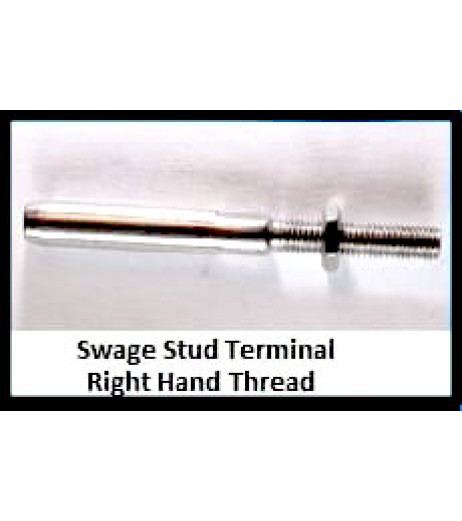 Swage Stud Terminal Right Hand Thread