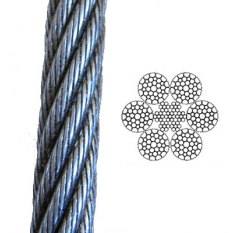 6x36 IWRC Compacted Wire Rope