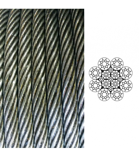 8x25 Compacted Wire Rope